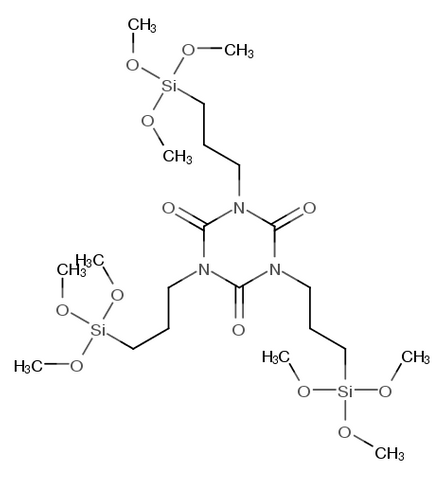 1,3,5-三（三甲氧基硅丙基）异氰脲酸酯 CAS 26115-70-8 分子式