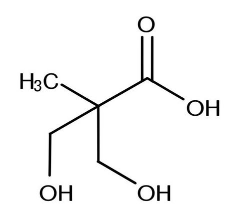 2,2-二羟甲基丙酸 CAS 4767-03-7 分子式