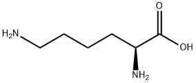 L-赖氨酸原粉化学结构式 CAS 56-87-1